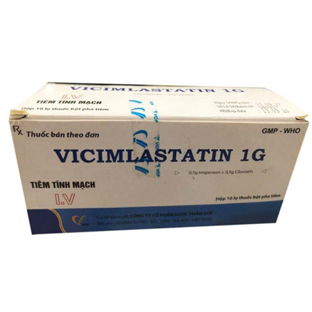 Thuốc Vicimlastatin 1g - Điều trị bệnh nhiễm khuẩn mức độ nặng