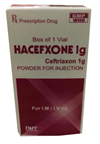 Thuốc Hacefxone 1g DHT - Điều trị bệnh nhiễm trùng nặng