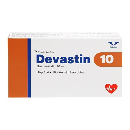 Thuốc Devastin 10 - Điều trị bệnh tim mạch