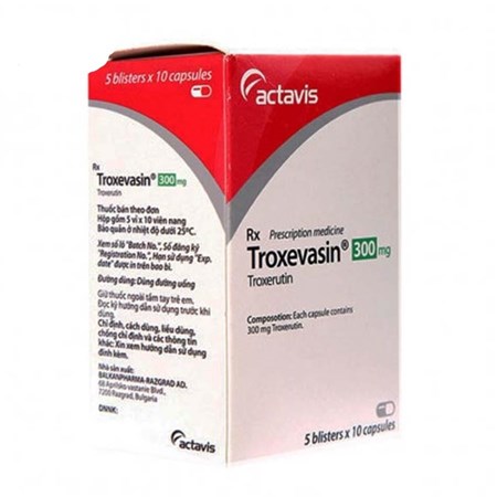 Thuốc Troxevasin 300mg - Điều trị bệnh về tim mạch