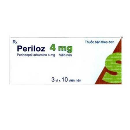 Thuốc Periloz 4mg - Điều trị tăng huyết áp, suy tim