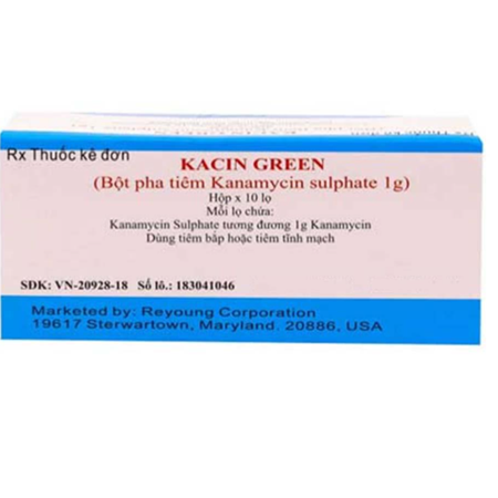 Thuốc Kacin Green - Điều trị điều trị nhiễm khuẩn nặng.