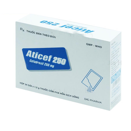 Thuốc Aticef 250 - Điều trị nhiễm khuẩn đường hô hấp