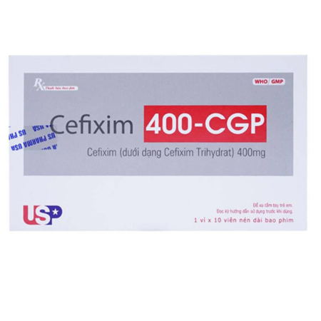 Thuốc Cefixim 400-CGP - Điều trị nhiễm khuẩn
