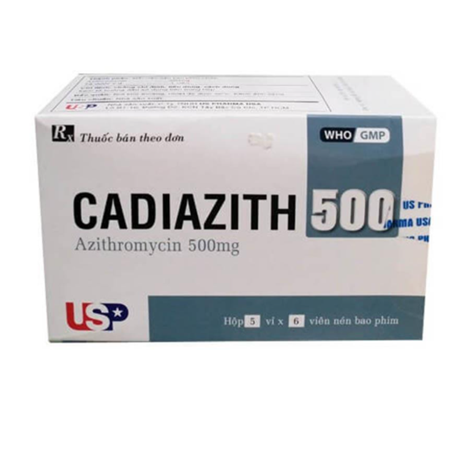 Thuốc Cadiazith 500 - Điều trị bệnh nhiễm khuẩn