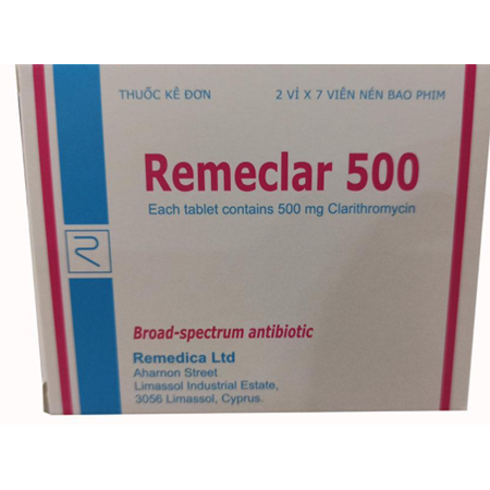 Thuốc Remeclar 500 - Điều trị ký sinh trùng, các loại nấm