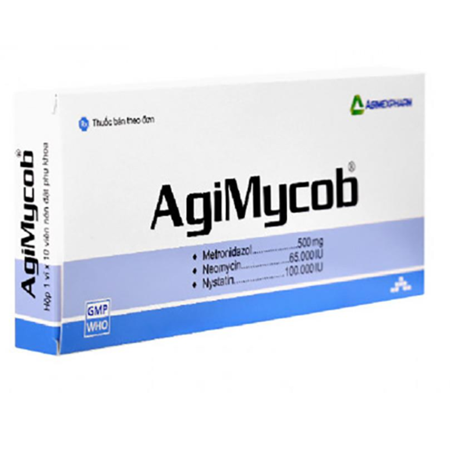 Thuốc Agimycob - Điều trị nhiễm khuẩn âm đạo - tiết niệu.