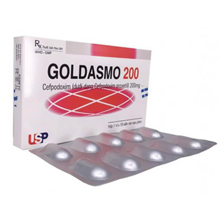 Thuốc GOLDASMO 200 - Điều trị các bệnh do vi khuẩn