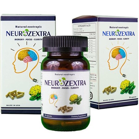Thuốc Neurozextra lọ 30 viên - Tăng tuần hoàn oxy cho não