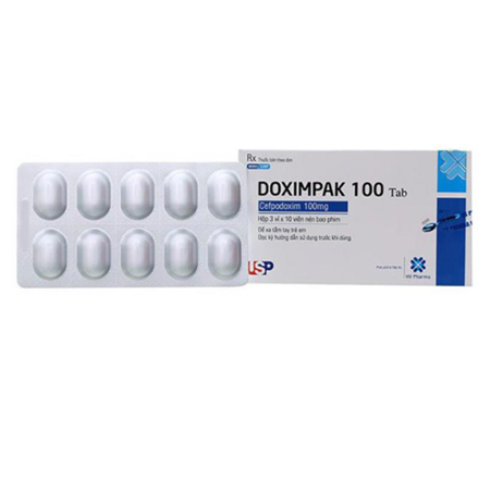 Thuốc Doximpak 100 Tab - Điều trị cho bệnh nhân nhiễm khuẩn