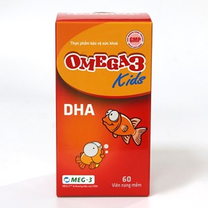 Thuốc Omega 3 Kids Lọ 60 Viên – Phát Triển Não Bộ, Thị Lực Cho Trẻ