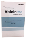Thuốc Abicin 250mg - Điều trị các trường hợp nhiễm khuẩn nặng