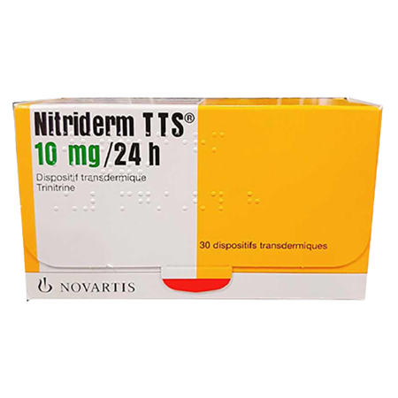 Thuốc Nitriderm TTS 10mg/24h - Điều trị và ngăn ngừa các cơn đau thắt ngực