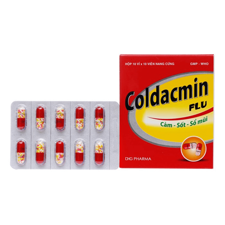 Thuốc Coldacmin Flu - Điều trị cảm cúm, đau đầu, nghẹt mũi