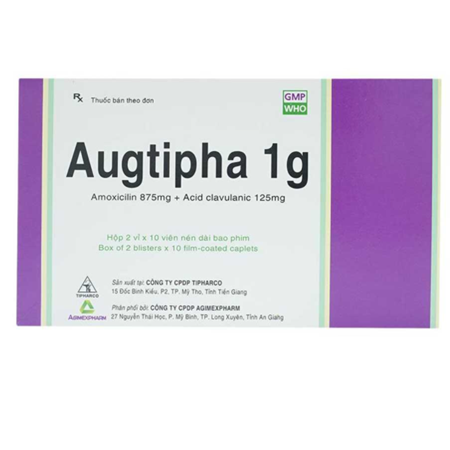 Thuốc Augtipha 1g - Điều trị nhiễm khuẩn