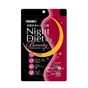 Orihiro Night Diet Tea Beauty 16 gói x 2g – Trà giảm cân đẹp da