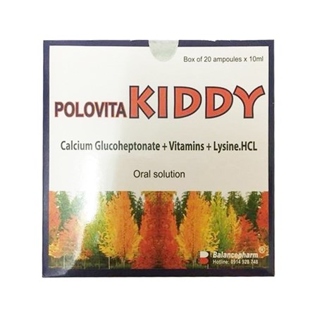 Thuốc Polovita kiddy – Bổ sung canxi và Vitamin D3