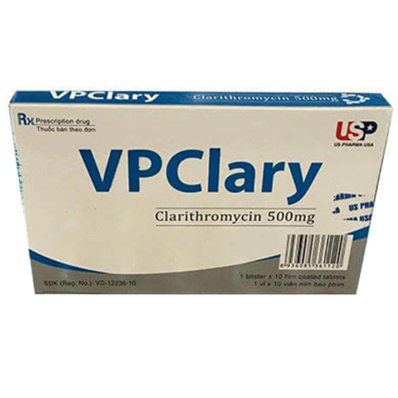 Thuốc VPCLARY - Điều trị nhiễm khuẩn