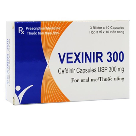 Thuốc Vexinir 300mg - Điều trị vêm phổi 