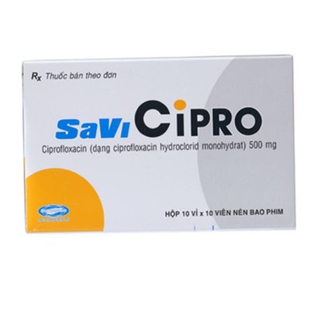 Thuốc Savi Cipro - Điều trị nhiễm khuẩn 