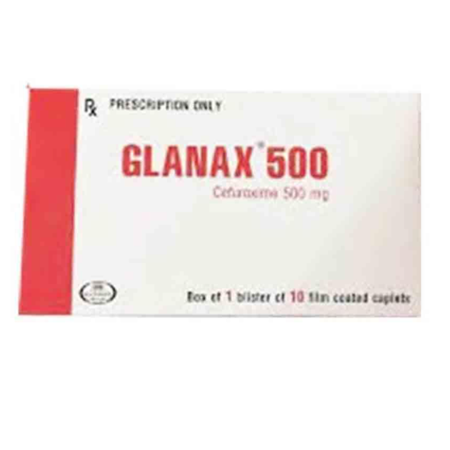 Thuốc Glanax 500 - Điều trị nhiễm khuẩn 