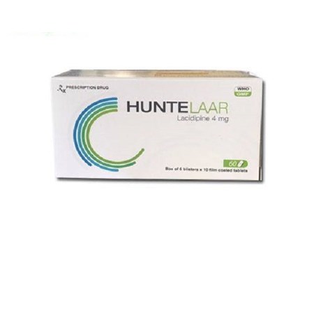 Thuốc Huntelaar Lacidipine 4mg hộp 60 viên