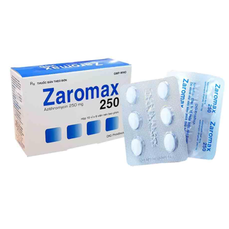 Thuốc Zaromax 250 - Điều trị các bệnh nhiễm khuẩn 