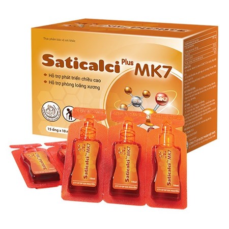 Thuốc Saticalci Plus Mk7 - Giúp Xương, Răng Chắc Khỏe