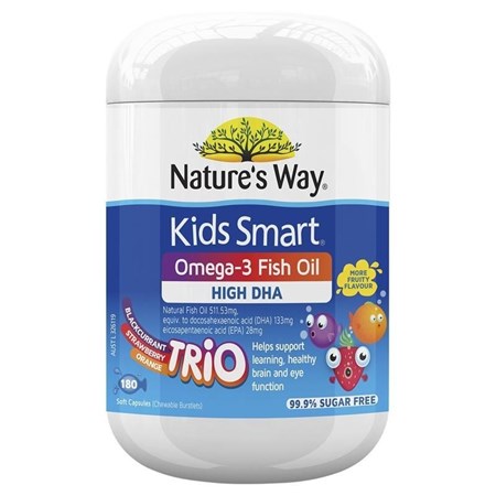 Thuốc Kids Smart Fish Oil Trio Lọ 60 Viên – Bổ Sung Omega 3
