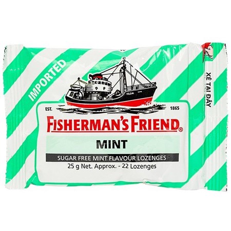 Kẹo Cay Con Tàu Không Đường Fisherman’s Friend Mint – 25G