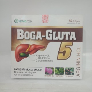 Thực phẩm chức năng Boga-Gluta 5 – Bảo vệ gan, giải độc gan