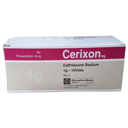 Thuốc Cerixon 1g - Điều trị viêm phổi