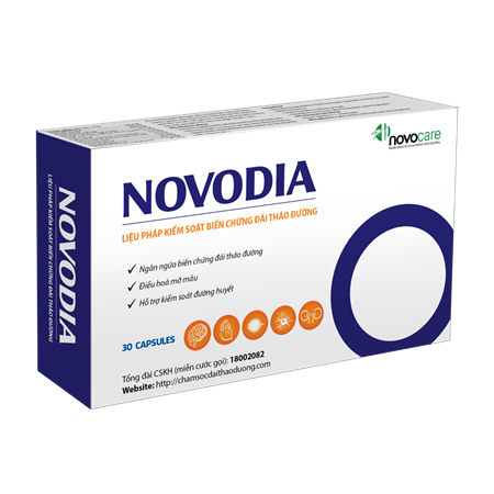 Thực phẩm chứng năng Novodia – Hỗ trợ điều trị bệnh tiểu đường