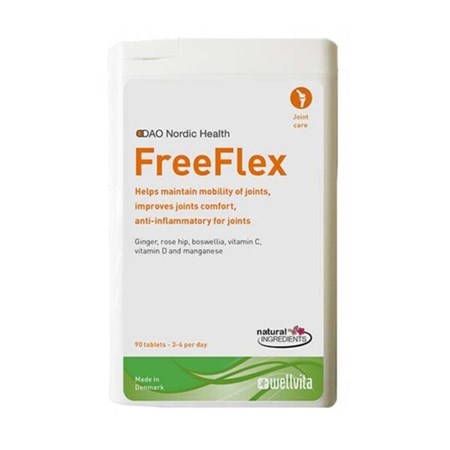  Free Flex Dao Nordic Health 90 Viên-  	Đau lưng, Viêm khớp, Thoái hóa khớp, mỏi gối		
