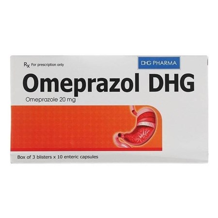 Thuốc Omeprazol 20mg- Trào ngược dạ dày