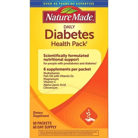 Thực phẩm chức năng Nature Made Diabetes Health Pack - Hạ đường huyết