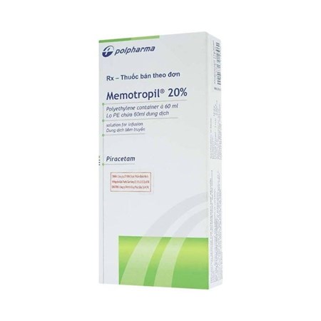 Thuốc Tiêm Truyền Memotropyl 20% 60ml