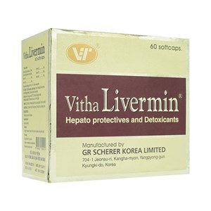 Thuốc Vitha Livermin 60 Viên (Hộp) -  Bệnh gan mãn tính