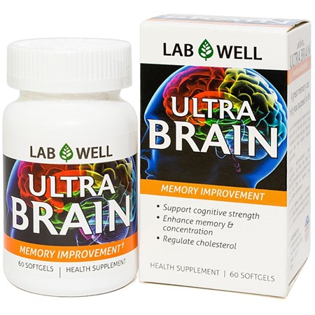 Thuốc Lab Well Ultra Brain - VIÊN UỐNG CẢI THIỆN TRÍ NHỚ 