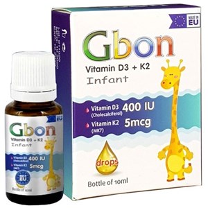 Thuốc Gbon d3k2 - Bổ sung vitamin D3 và K2