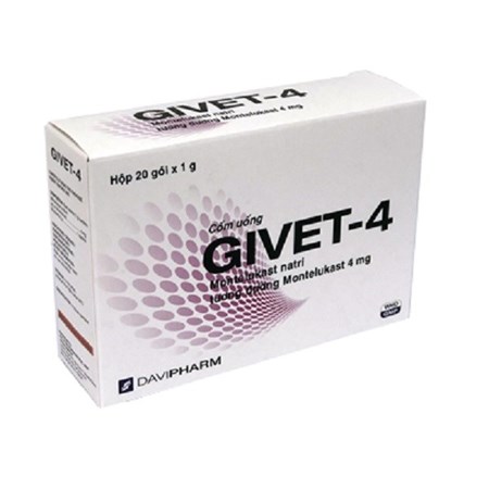 Thuốc Givet-4 - Điều trị viêm mũi dị ứng