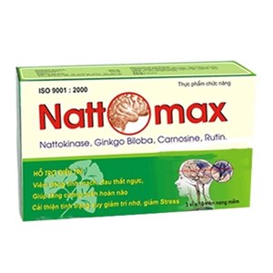 Thuốc Bổ Não Nattomax - Viên Uống Giúp Tăng Cường Tuần Hoàn Não