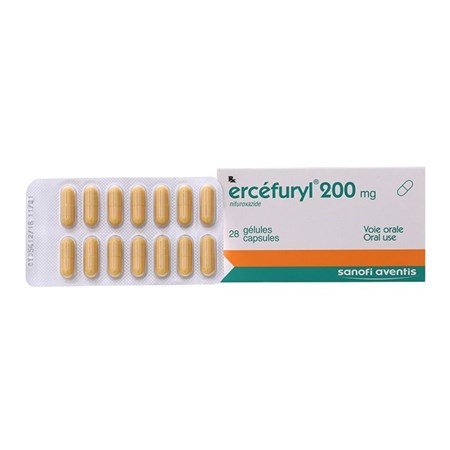 Thuốc Ercefuryl 200mg - Trị tiêu chảy cấp do vi khuẩn