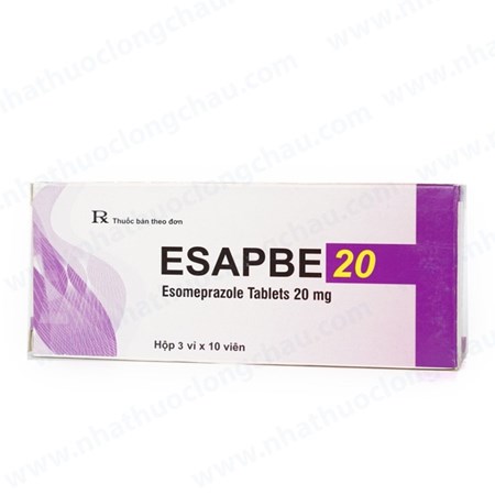 Thuốc Esapbe 20 -  Điều trị viêm trợt thực quản 