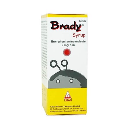 Thuốc Brady Syrup 2mg/5ml - Điều trị cảm lạnh, sổ mũi