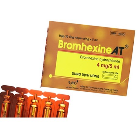 Thuốc Bromhexine A.T (Ống Nhựa) - Điều trị ho
