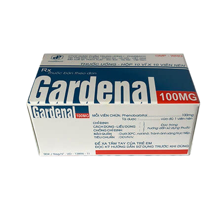 Thuốc Gardenal 100mg Dược Phẩm TW1 - điều trị động kinh 