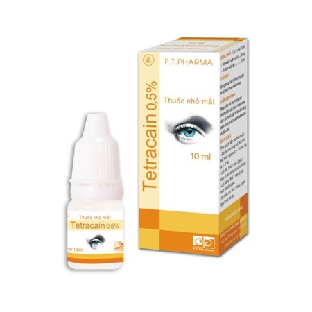 Thuốc Tetracain 0,5 % - Thuốc nhỏ mắt gây tê giác mạc