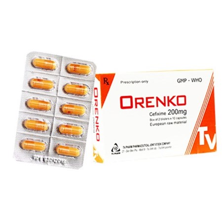 Thuốc Orenko - Viêm tai giữa, viêm họng, viêm amidan