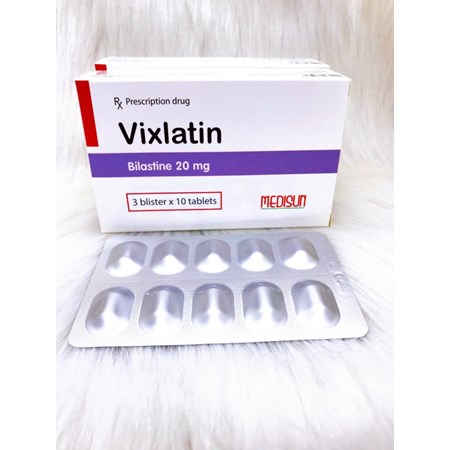 Thuốc Vixlatin - Thuốc điều trị viêm mũi dị ứng, mề đay